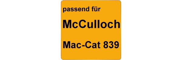 Mc Culloch Mac-Cat 839