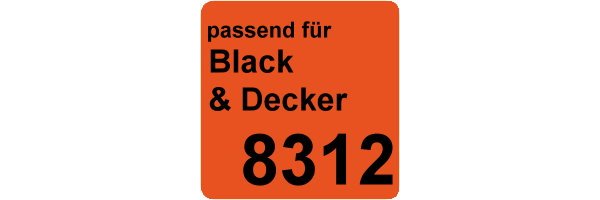 Black & Decker 8312