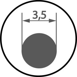 Durchmesser 3,5 mm