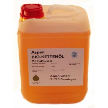 ASPEN 5 Liter Bio Kettenöl Sägeketten Haftöl Kettenhaftöl 5l