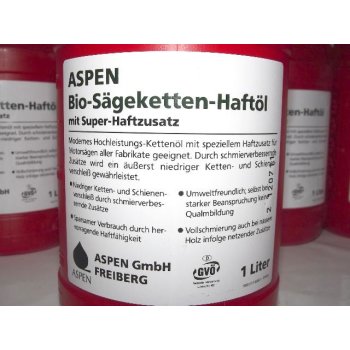 ASPEN 1 Liter Bio Kettenöl Sägeketten Haftöl Kettenhaftöl 1l