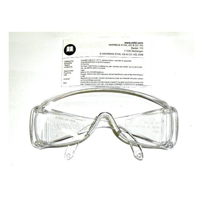 Schutzbrille Stihl Brille klar mit Seitenschutz 0000 884 0307 00008840307