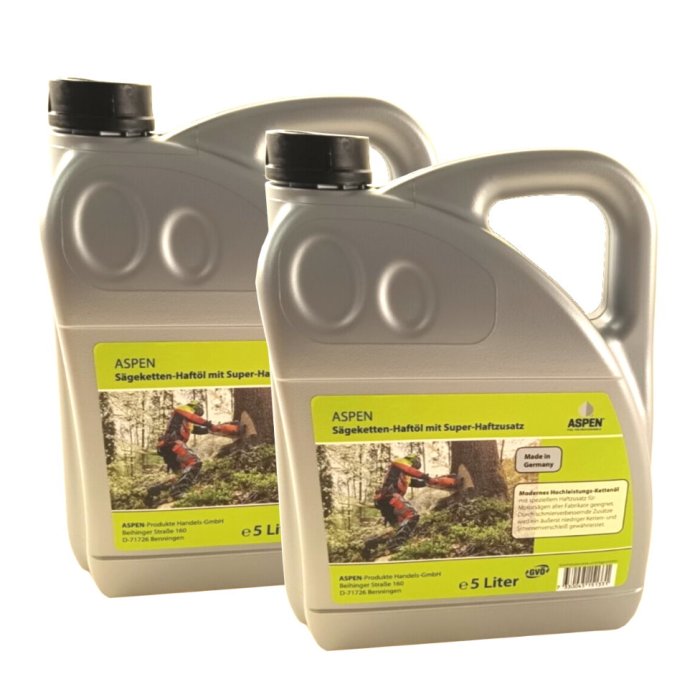 ASPEN 10 Liter Mineralisches Kettenöl Sägeketten Haftöl Kettenhaftöl 10l