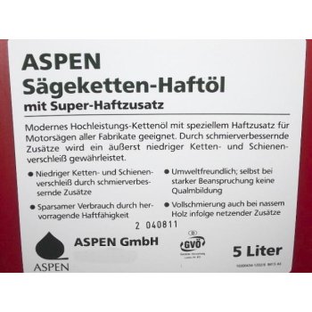 ASPEN 10 Liter Mineralisches Kettenöl...