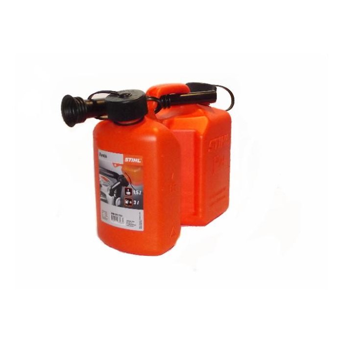 Kanister Stihl Doppelkanister Kombikanister orange 3 Liter 1,5 Liter 0000 881 0124