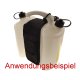 Satteltasche Werkzeugtasche für Doppelkanister 6 / 3 Liter
