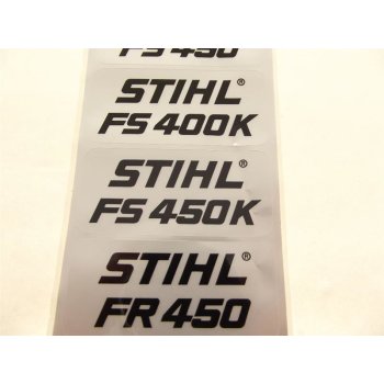 Satz Typenschild FS 400 450 K original Ersatzteil...