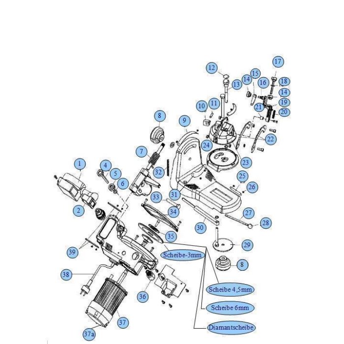 D17 Sterngriff-Einstellschraube Adjusting screw Vis de réglage Tornillo de ajuste